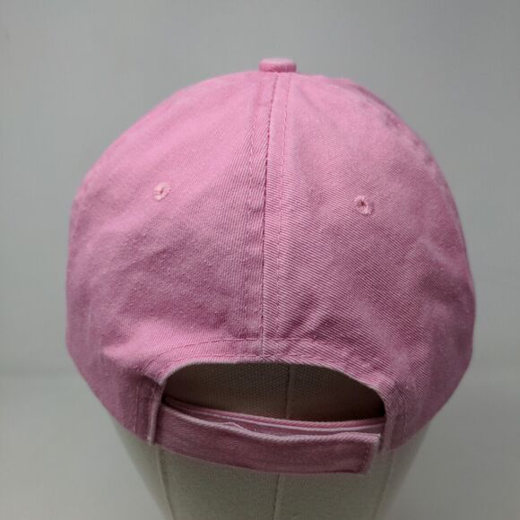 Lucky 7 Women's Strapback Hat Pink Adjustable Embroidered Sharky's Venice FL - Picture 8 of 13